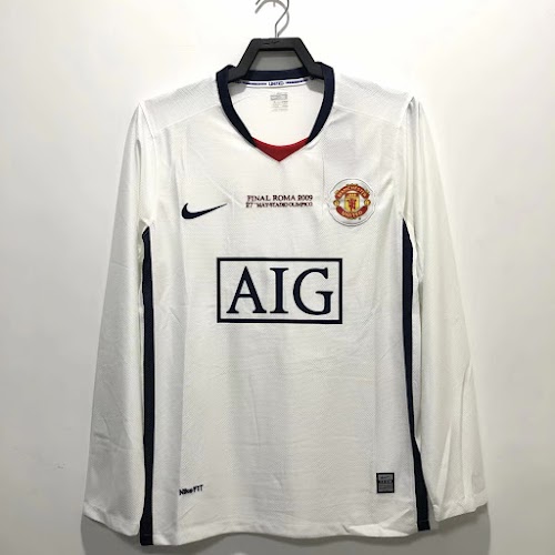 Manchester United 2008-09 Manga Larga(Equipación visitante - Versión Champions League).jpeg