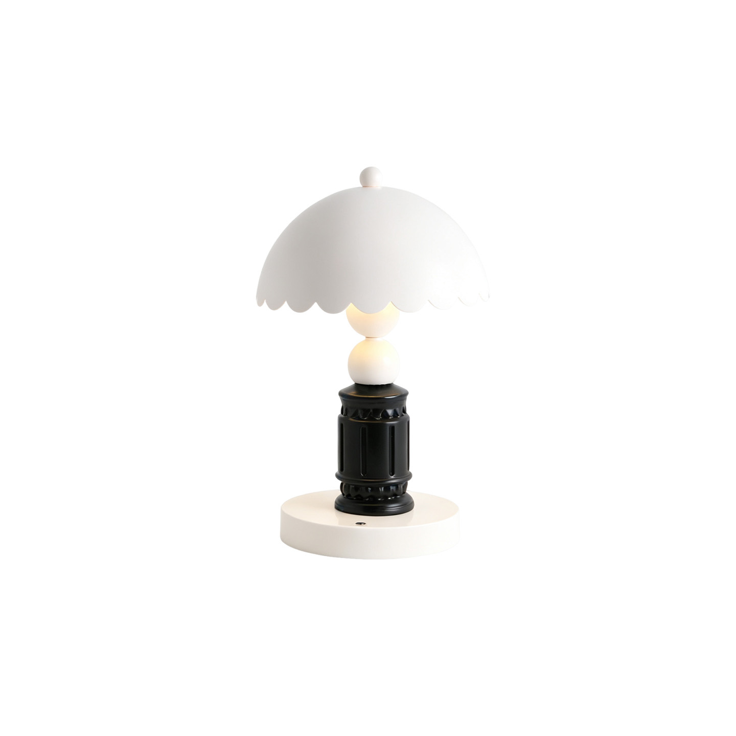 Schwarz-Weiß Dekoration-Set, 5-teilig, modern