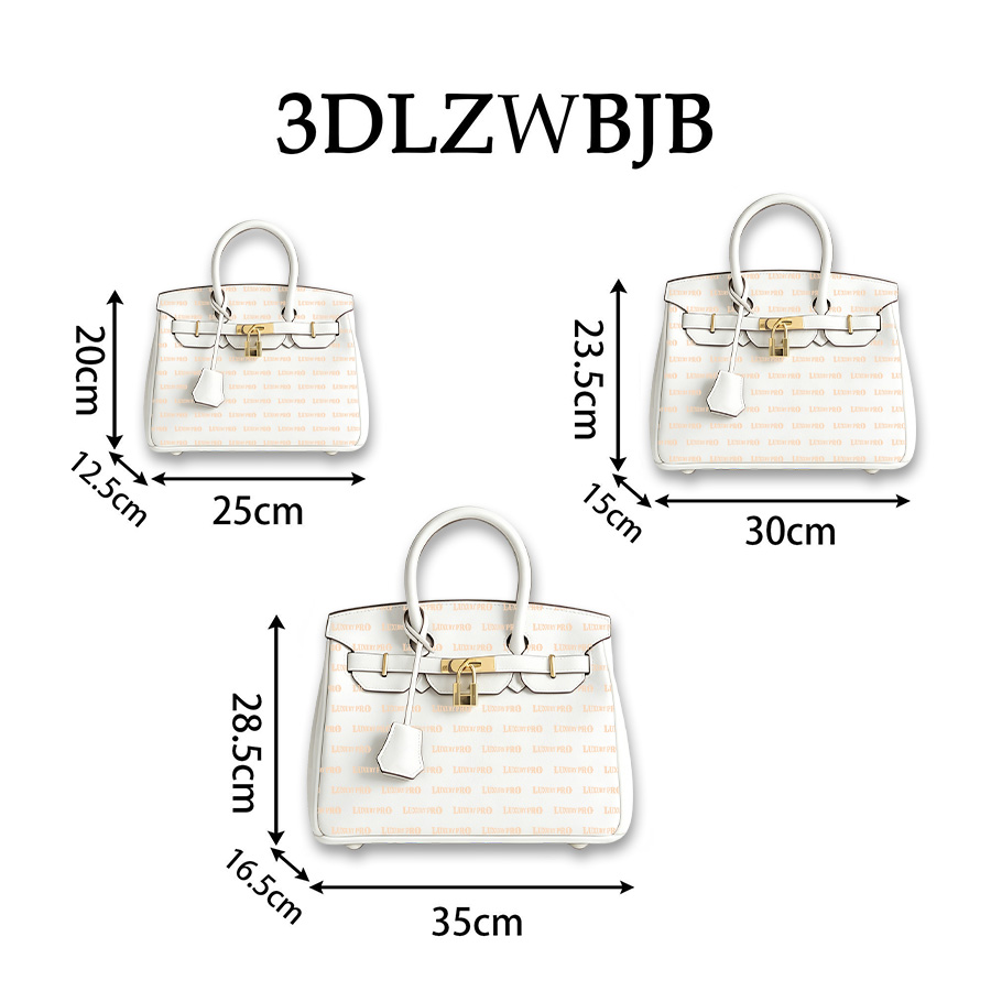 3D Litchi Grain Birkin Bag