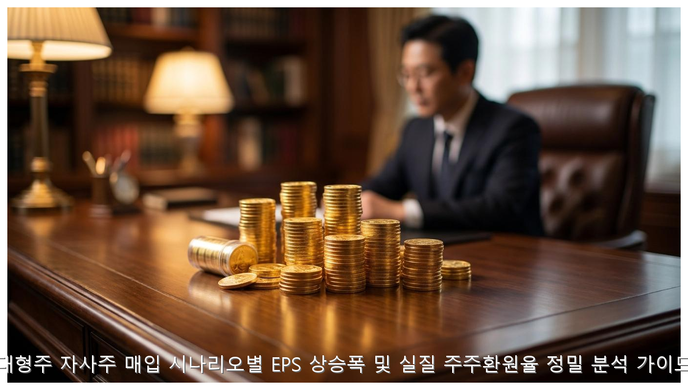 대형주 자사주 매입 시나리오별 EPS 상승폭 및 실질 주주환원율 정밀 분석 가이드 핵심 안내 및 분석 인포그래픽 (6)