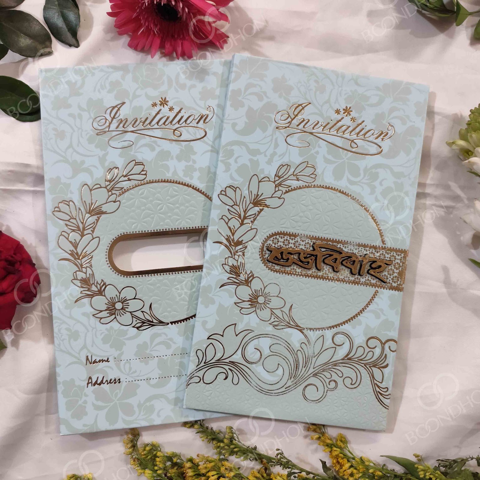 Affordable wedding card design AFF-012 - BOONDHON Manikganj