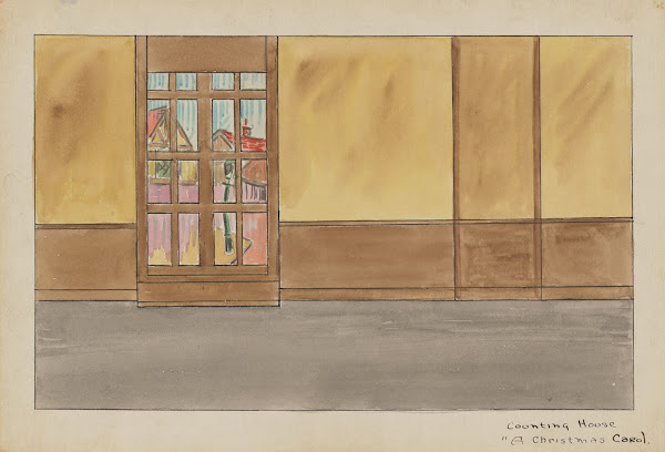 A Christmas Carol Sketch no 4 Counting House 1934 1943