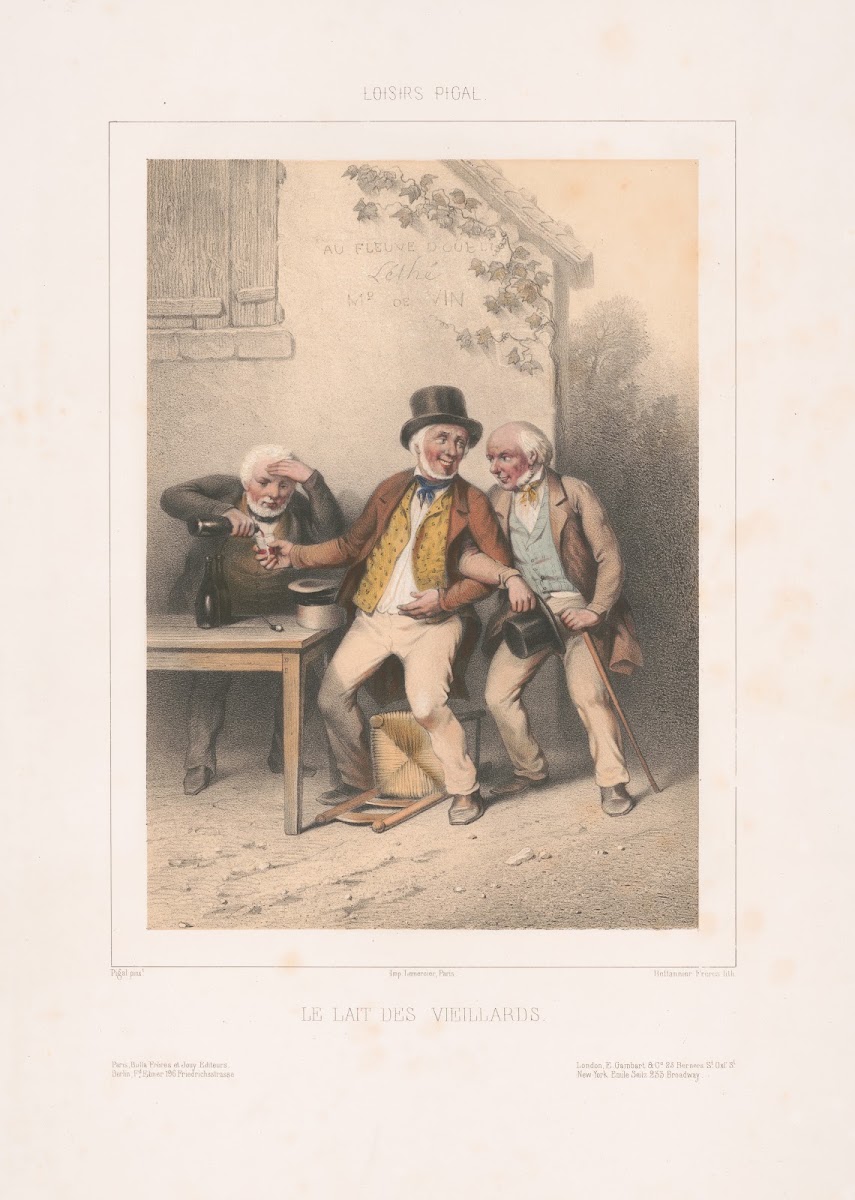 Le Lait Des Vieillards 1852