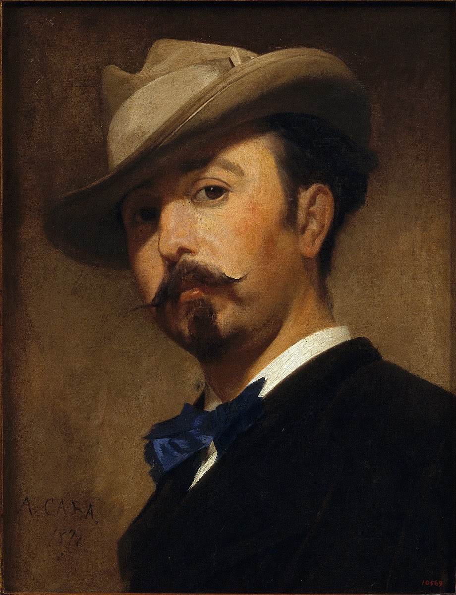 Portrait Of The Painter Joaquim Vayreda 1870