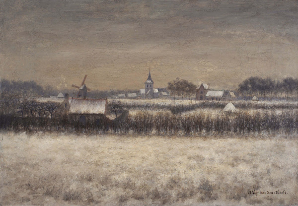 Snow covered Sint Martens Latem 1894