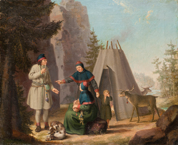 The Costumes of the Lapponians circa 1810