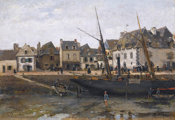 View Of Concarneau 1883