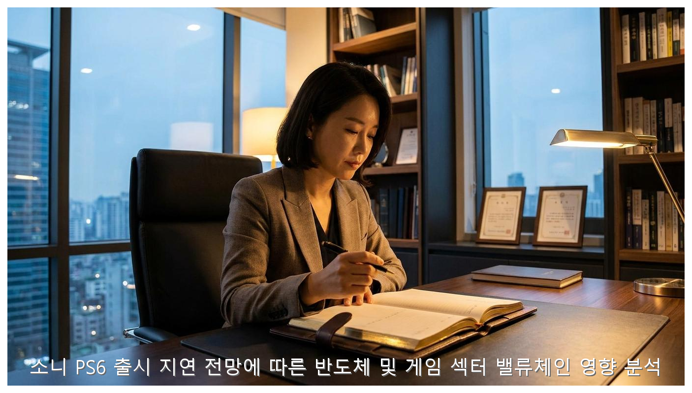 소니 PS6 출시 지연 전망에 따른 반도체 및 게임 섹터 밸류체인 영향 분석 핵심 안내 및 분석 인포그래픽 (4)