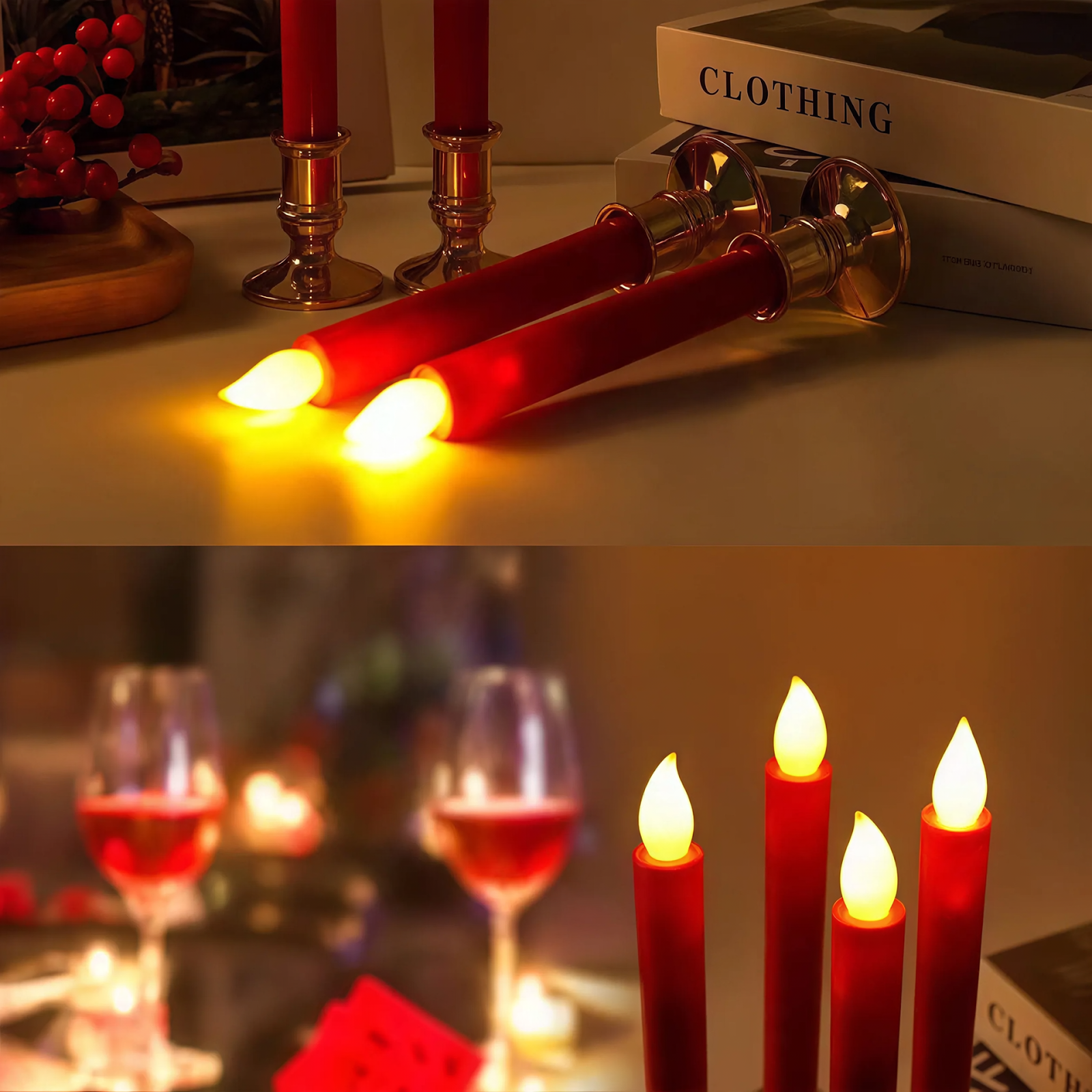 Electronic LED Candles Set