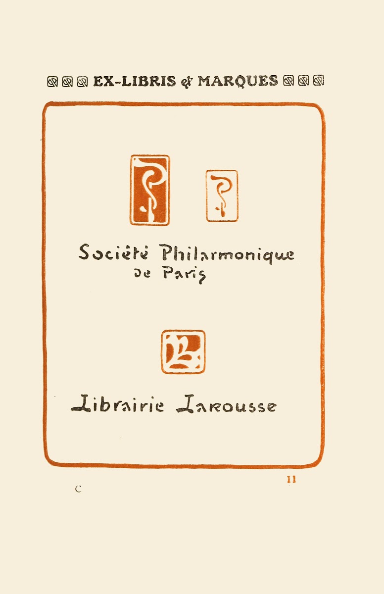 Le second livre des monogrammes marques cachets et es libris Pl09 1908