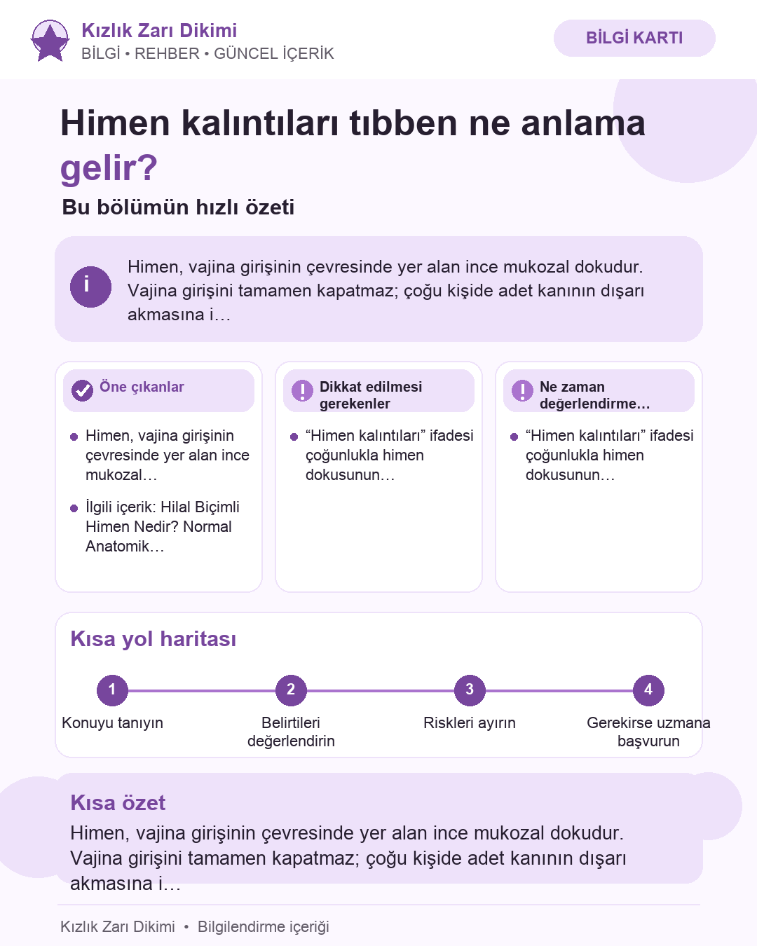 Himen kalıntıları tıbben ne anlama gelir?