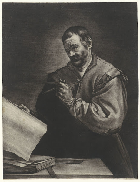 Heraclitus with a compass 1672