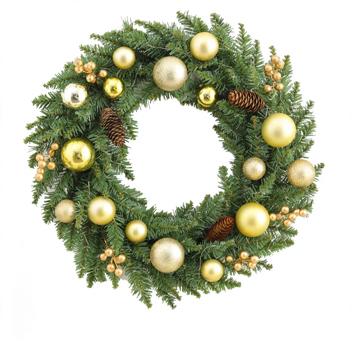 PVC Christmas wreath, modern and simple