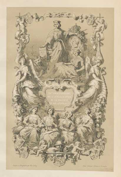 25e anniversaire de linauguration de sa majesté le roi Léopold I  Title 1856
