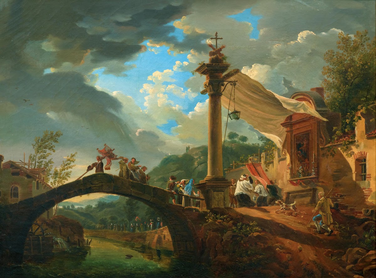 A Procession Interrupted by a Storm