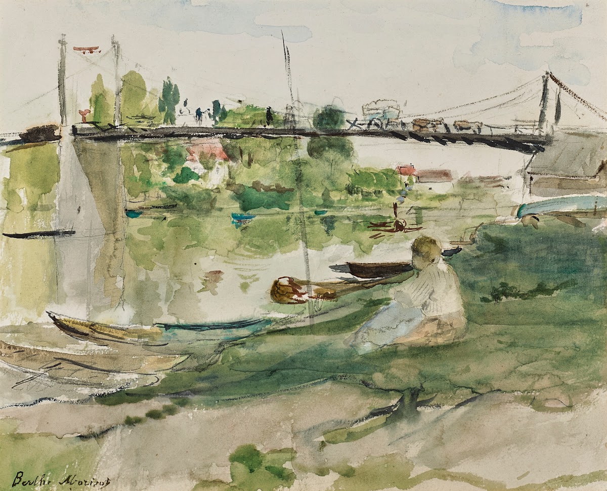 Le pont sur lOise 1876