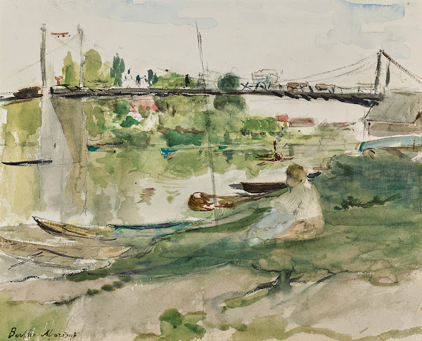 Le pont sur lOise 1876