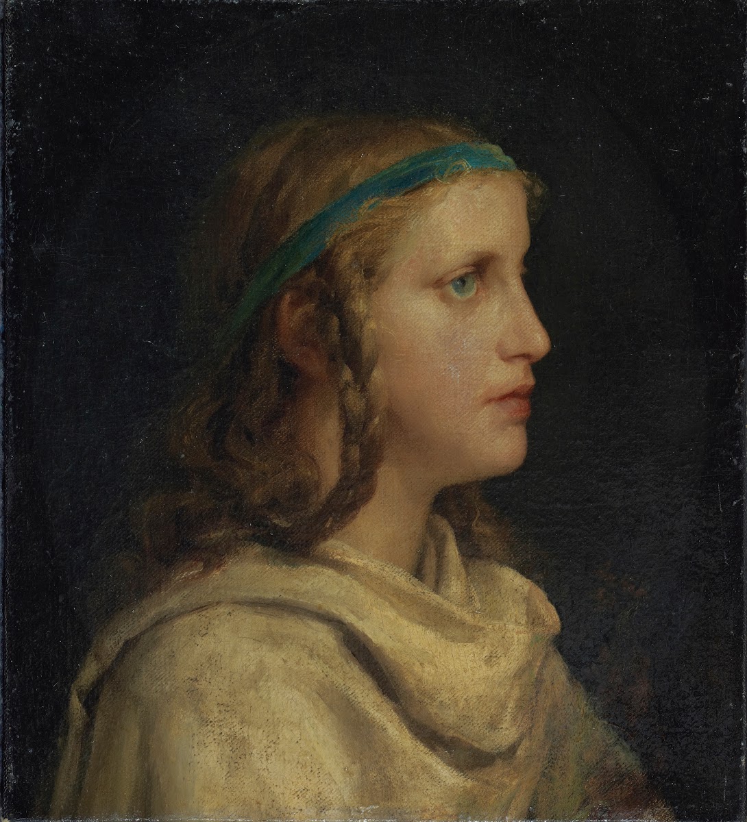 Portrait Of A Girl In Profile 1871