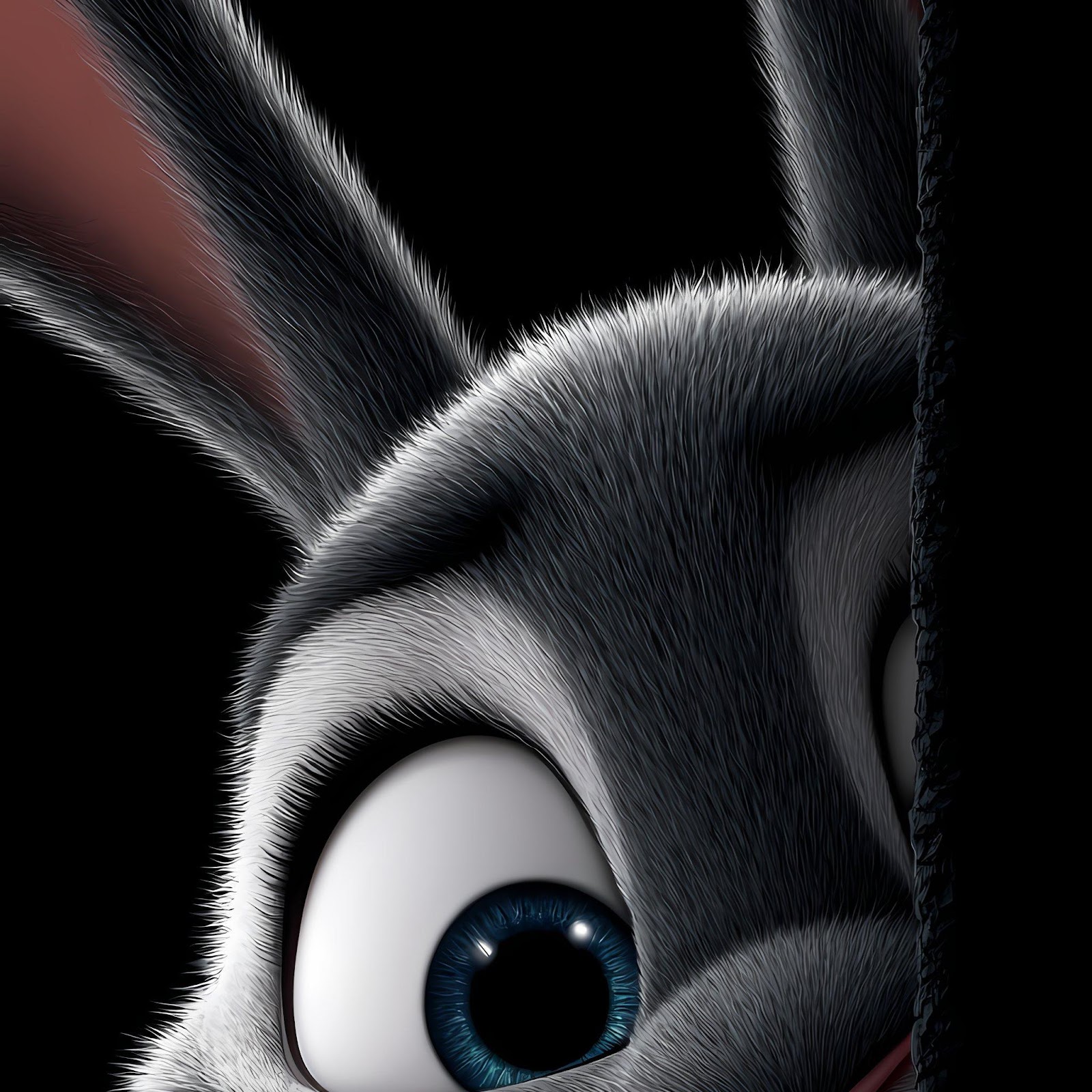 Download Judy Hopps Peeking In Darkness 2K iPhone