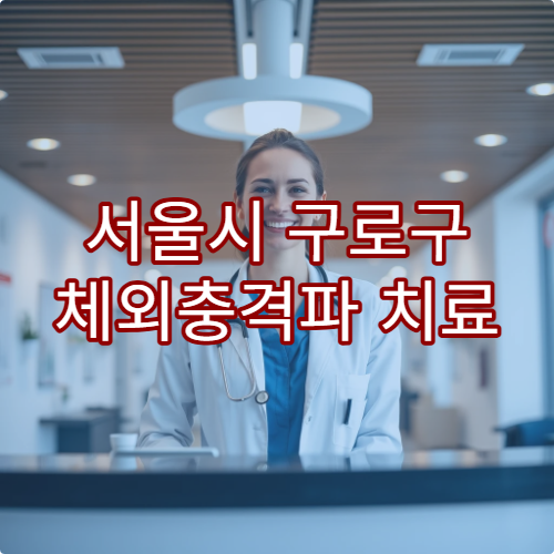 서울시 구로구 체외충격파 치료 가능한 정형외과 병원 안내