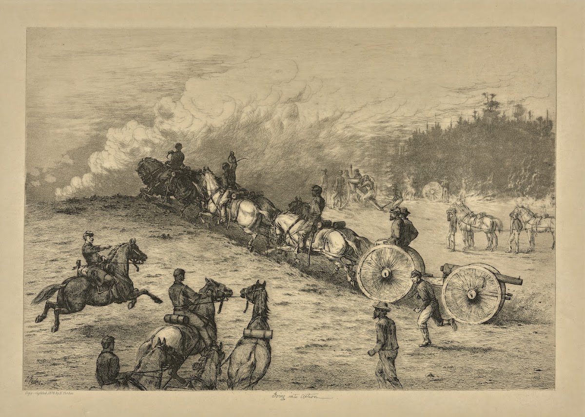 Going into action 1876