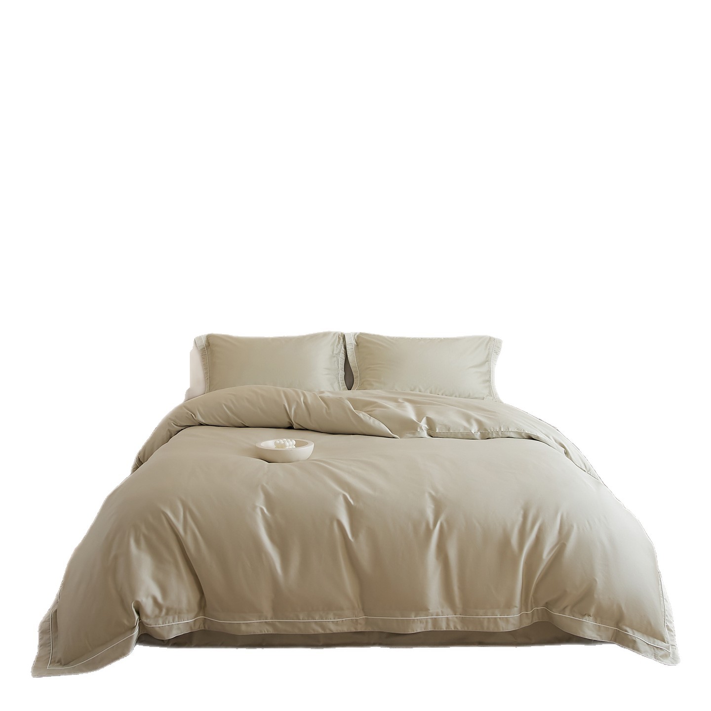 Cotton bedding set, 4-piece, Jacquard