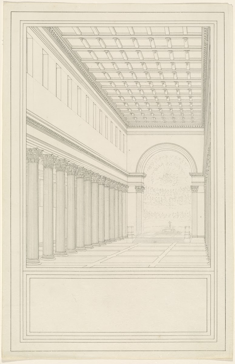 The Nave and Apsewithout a Transeptof a Cathedral for Berlin 1827 1828