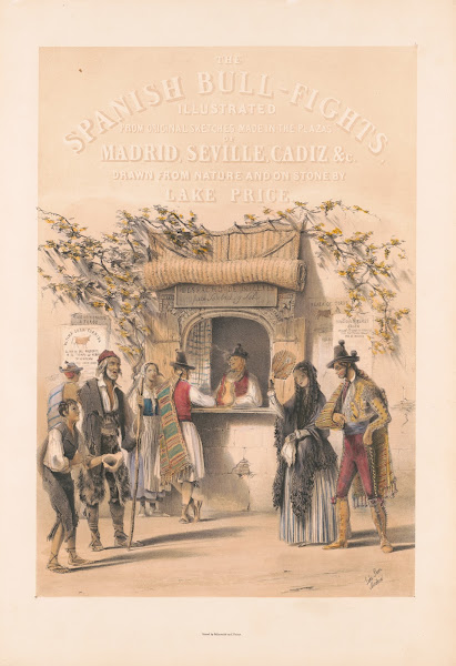 The Spanish bull fights  Title page 1860 1870