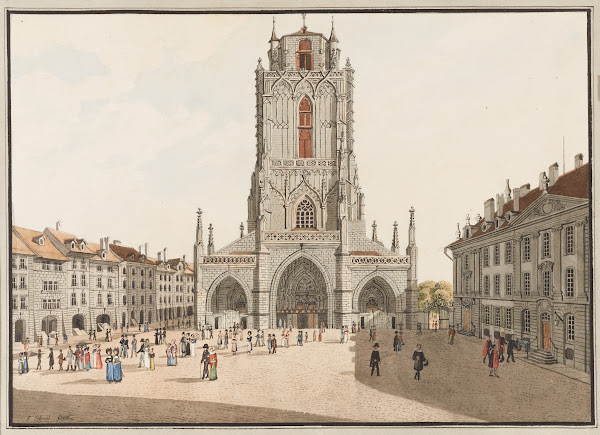 Léglise Cathedrale à Berne 1915 1945