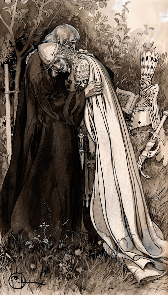 Illustration to SingoallaThe Wind Is My Lover by Viktor Rydberg 1894