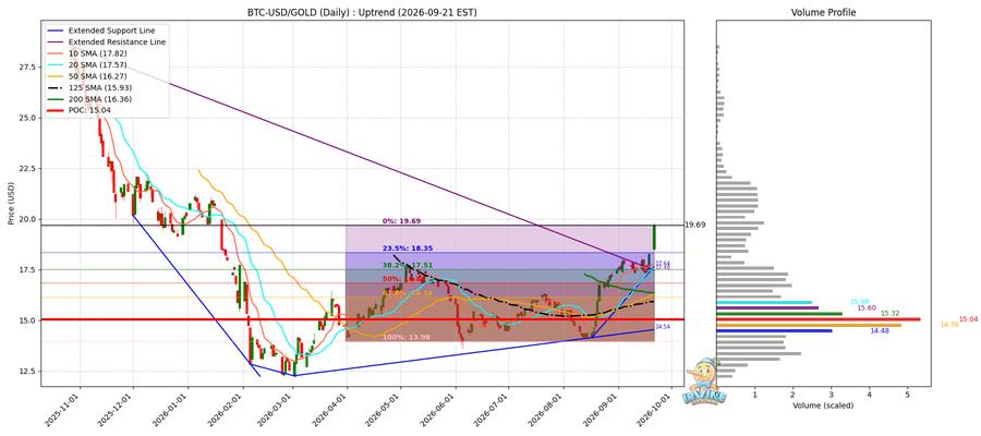 BTC vs Gold 비교