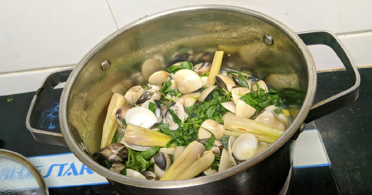 Nghêu hấp sả é