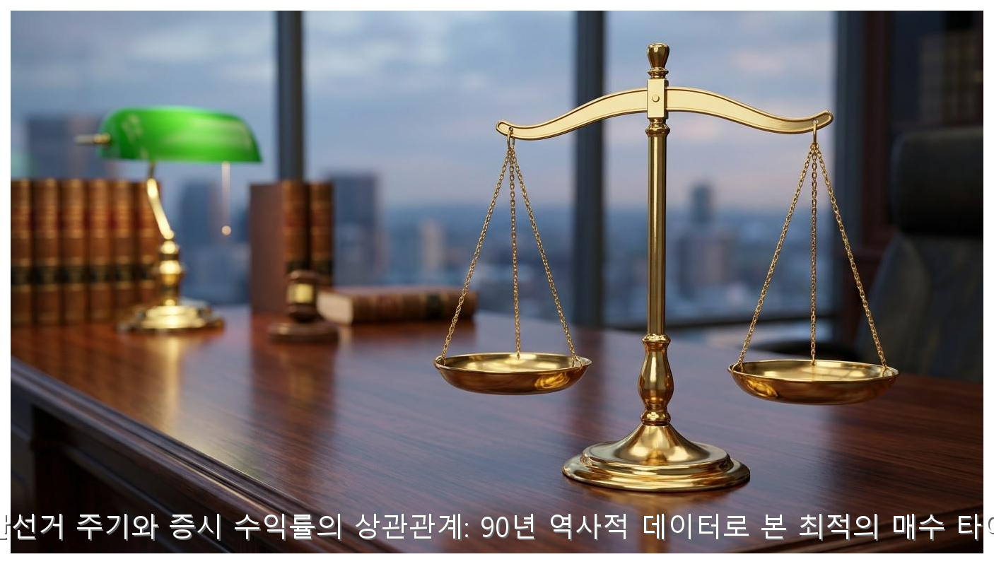 미국 중간선거 주기와 증시 수익률의 상관관계: 90년 역사적 데이터로 본 최적의 매수 타이밍 전략 핵심 안내 및 분석 인포그래픽 (5)