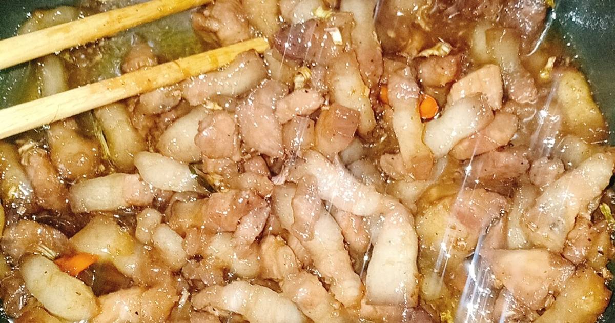 Thịt kho mắm ruốc ăn cực nhiều cơm