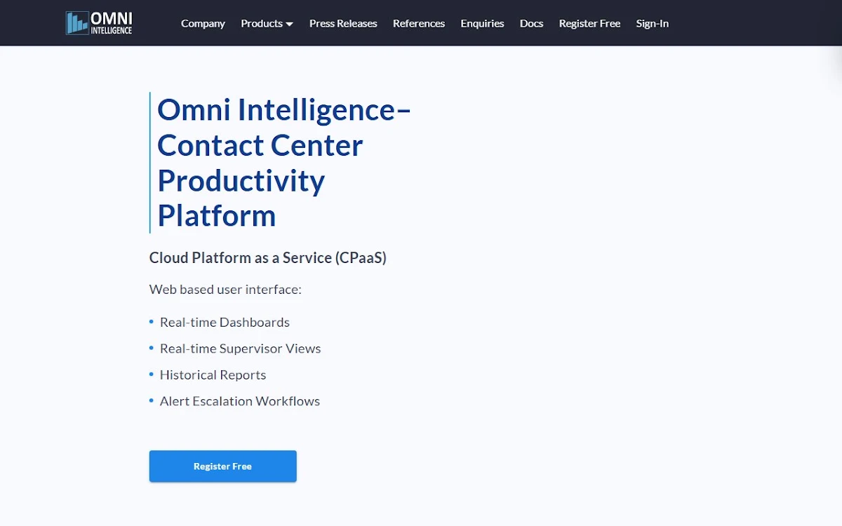 Captura de Omni Intelligence