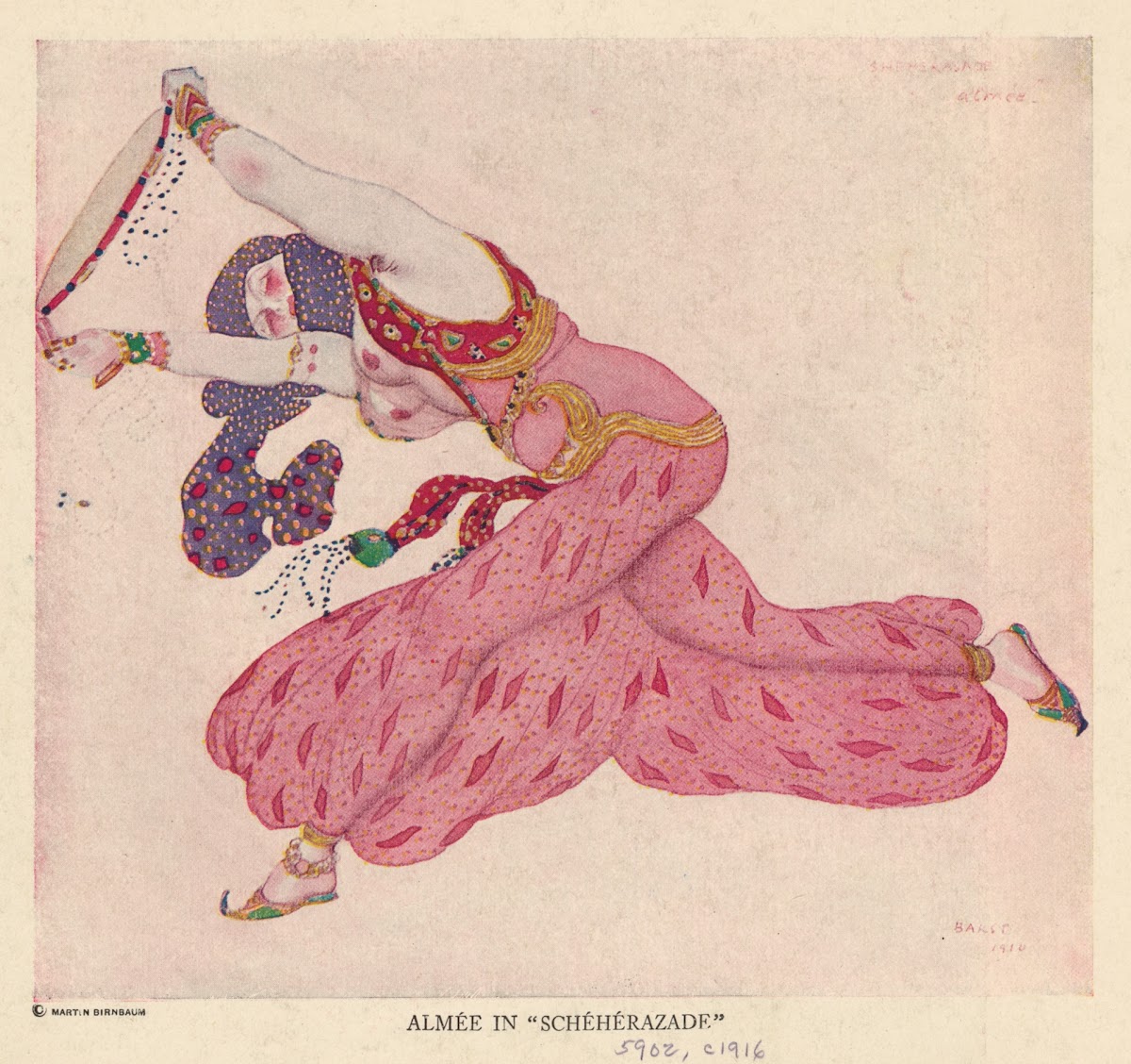 Almée in Schéhérazade 1910   1916