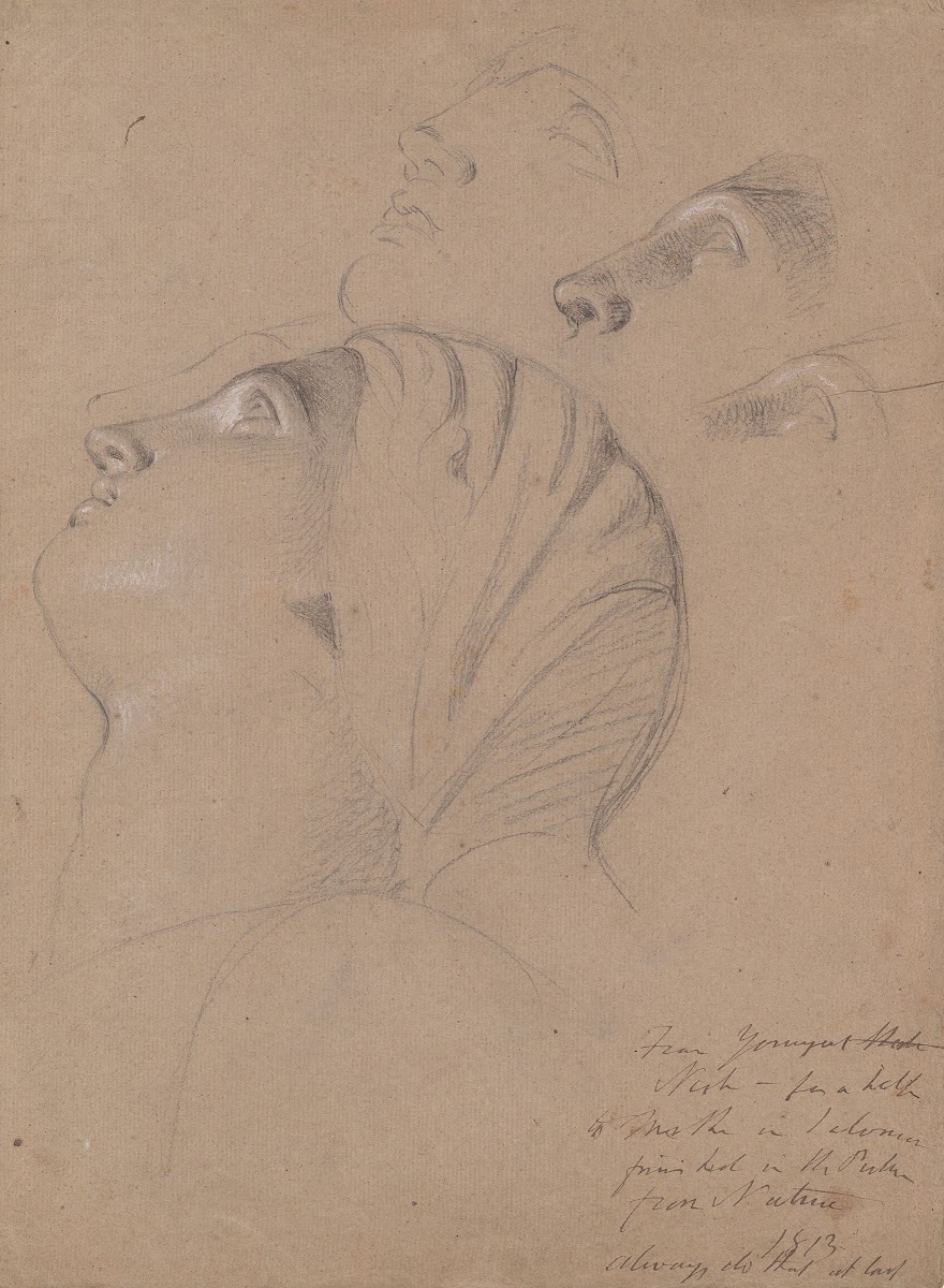 Female Head Study Study for the Judgment of Solomon 1813