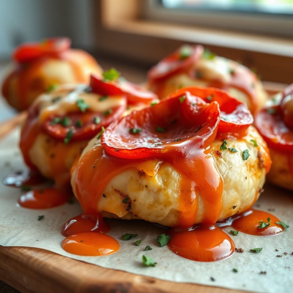Cheesy Garlic Pepperoni Pizza Bombs – Easy 30-Minute Family Snack finished