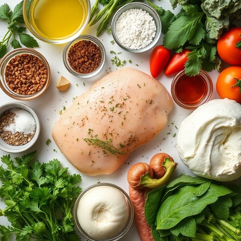 Ingredients for Creamy Crockpot Olive Garden Chicken for Easy Dinner: Quick & Homemade Comfort