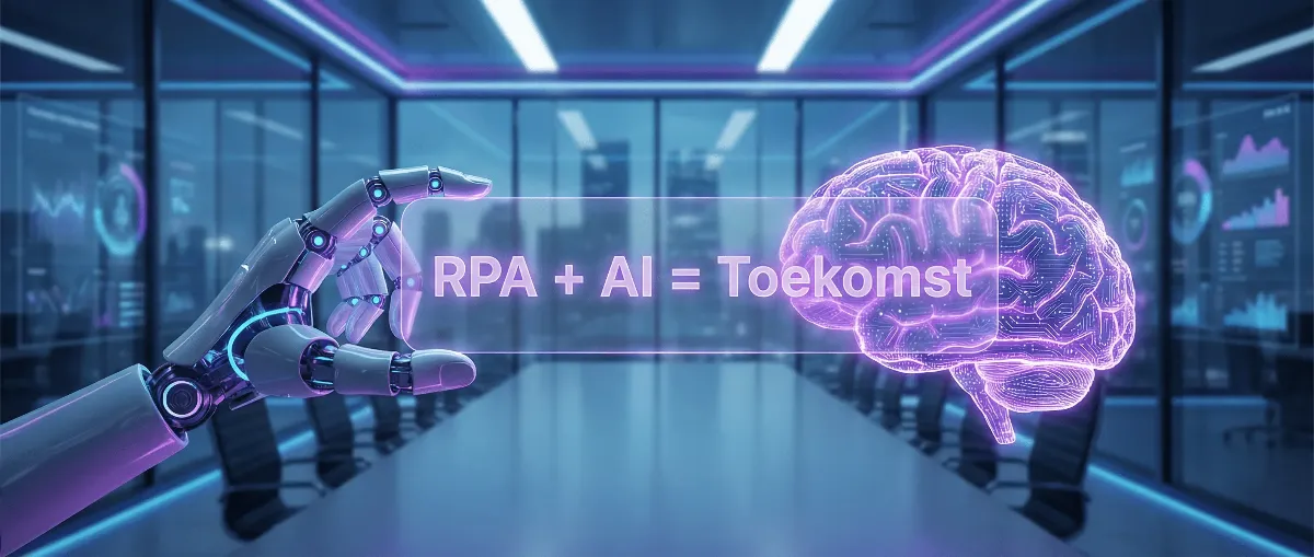 De combinatie van RPA en AI als de toekomst voor bedrijfsprocessen