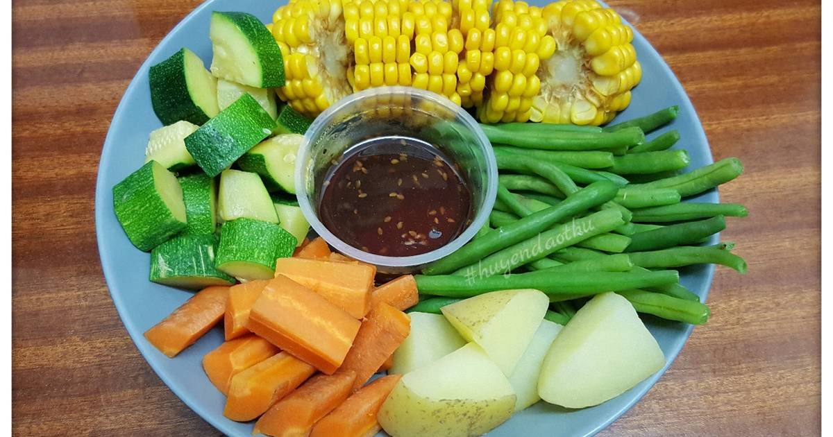 #cleaneating với rau củ luộc