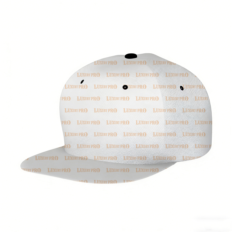 3D Adult Flat Brim Cap