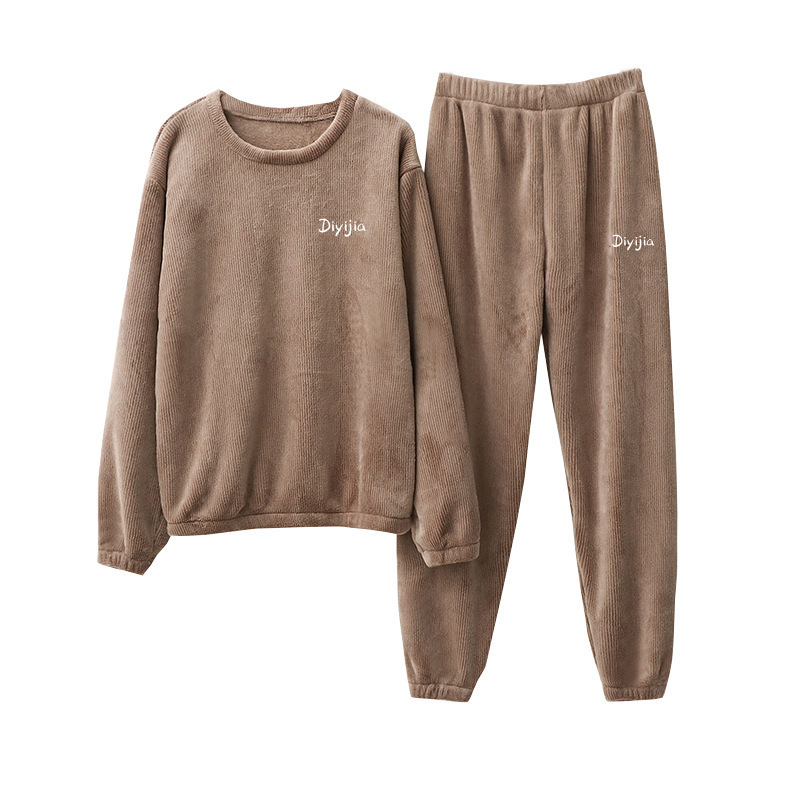 Damen-Hausanzug aus Korallenfleece, extra warm