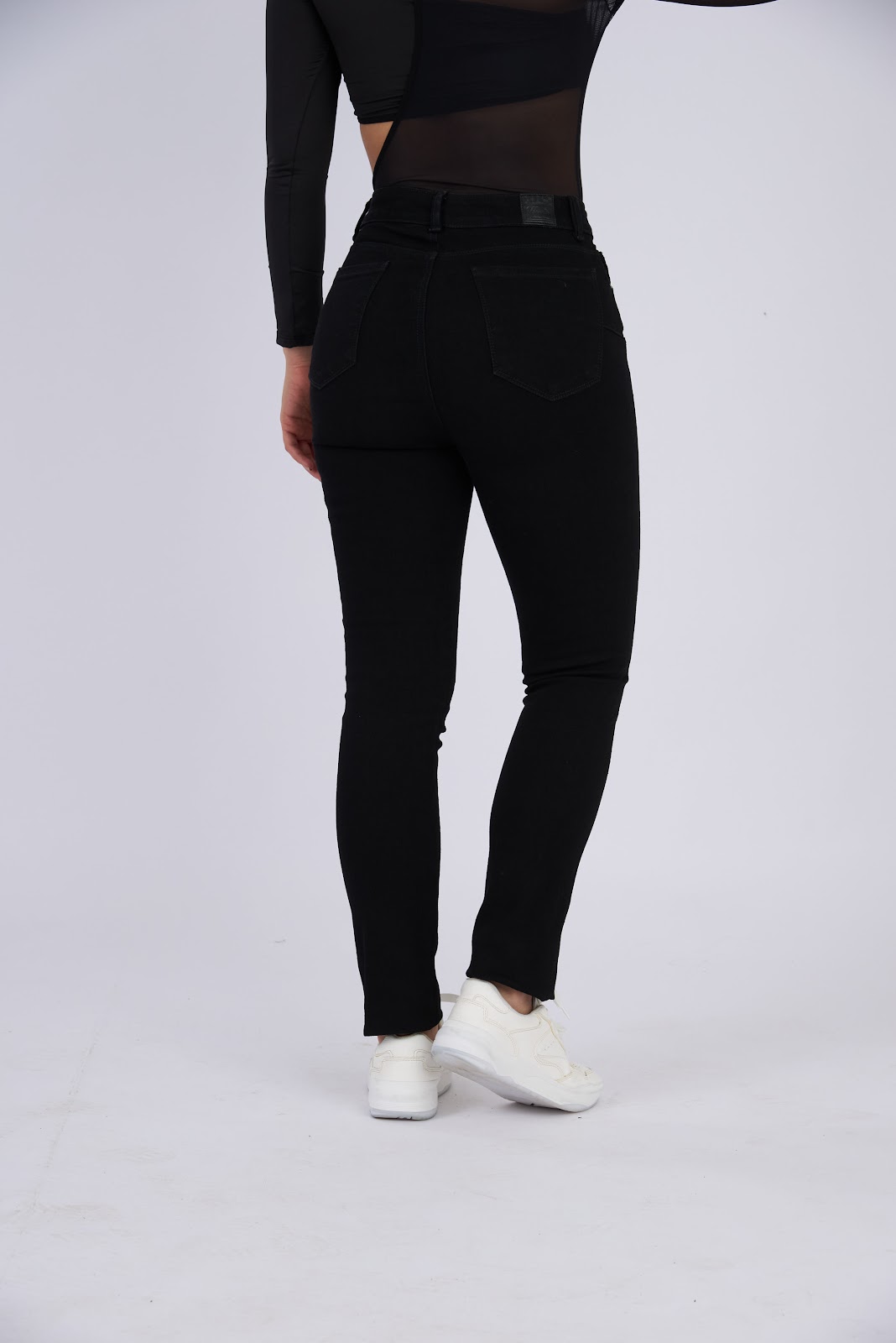 Jean licrado straight boot tiro medio - Vista 4