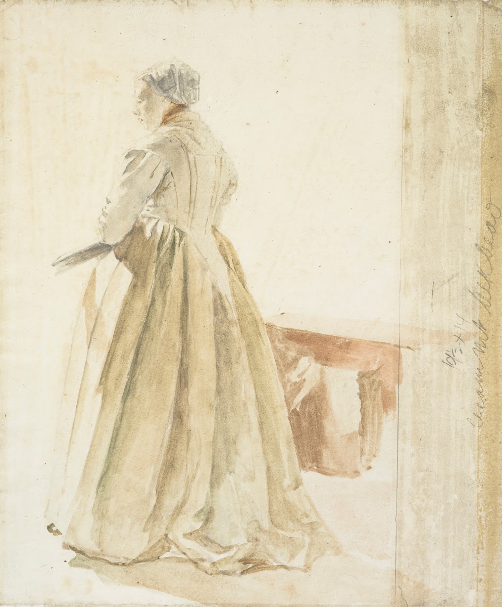Dutch woman as seen from behind