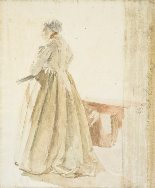 Dutch woman as seen from behind
