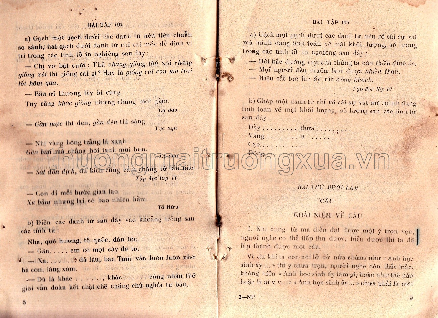 Ngữ pháp lớp 6 phổ thông (tập 2 - 1964) - Trang 5