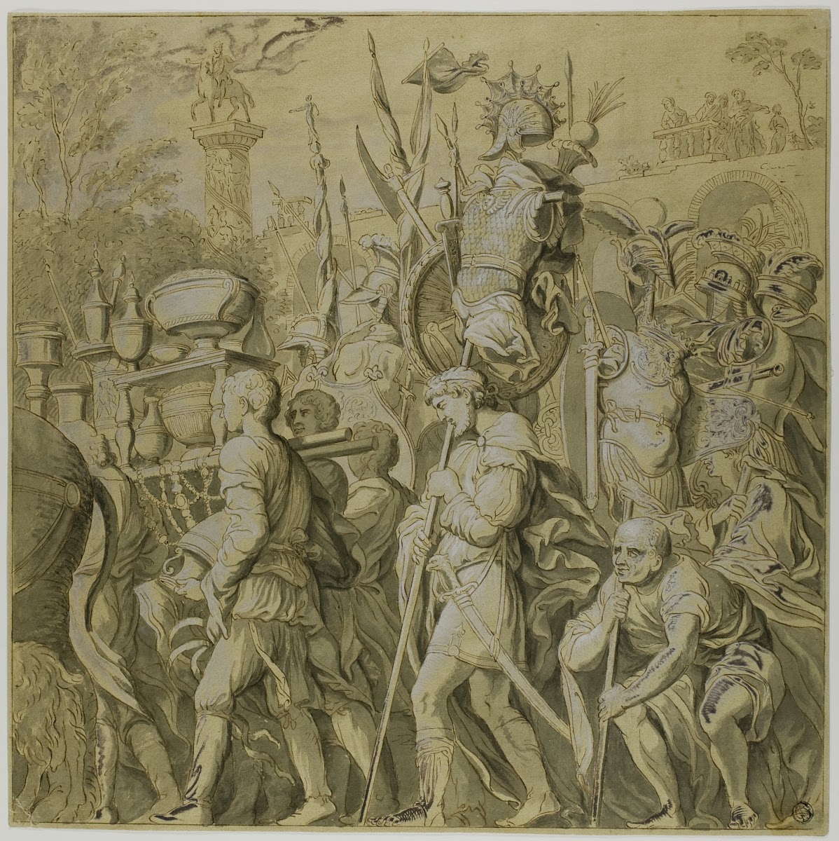 Triumphs Of Julius Caesar Canvas No VI 18th Century