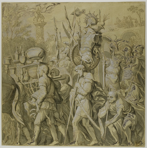 Triumphs Of Julius Caesar Canvas No VI 18th Century