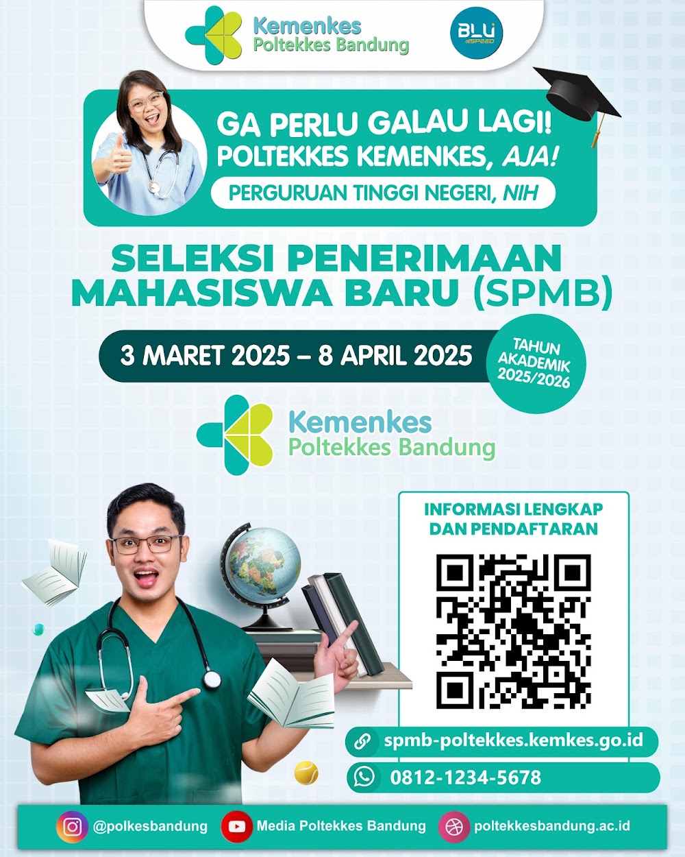 PENDAFTARAN SELEKSI PENERIMAAN MAHASISWA BARU BERSAMA (SPMB BERSAMA) TA.2025-2026